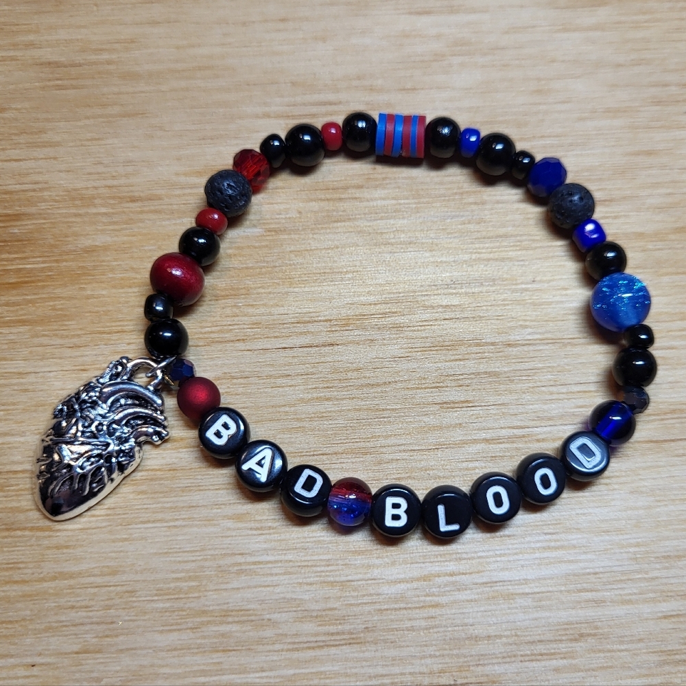 Bad Blood- Taylor Swift Friendship Bracelet, Size 8"